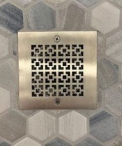 Geometric-No.1 inch-square install_designer drains shower drain