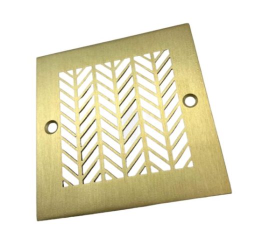 Geometric-No.-2-4-Inch-Square-Drain-Cover-Brushed-Brass_Designer-Drains.