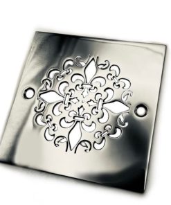Mon-Fleur-4-inch-square-polished-stainless_Designer-Drains