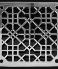Moresque-No.-1-Square-Shower-Drain-Cover-Polished-Stainless_Desgner-Drains