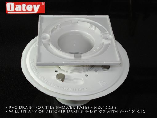 Oatey PVC, 4.1875" Square with 3-3/8"CTC