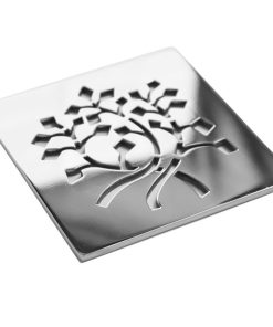 FloFX Shower Drain Cover made to fit Nature Leaves by Designer Drains