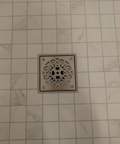 Classic Scrolls No. 4 Square Shower Replacement Drain