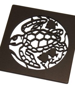 Turtle, Ebbe Drain Cover Replacement, Oil Rubbed Bronze_Designer Drains