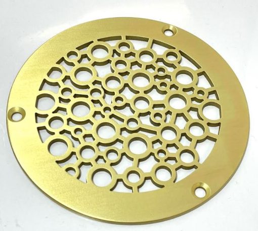 5-Inch-Round-Zurn-Shower-Drain-Replacement-Cover-Bubbles-Brushed-Brass