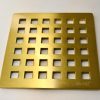 Wedi drain cover brushed brass finish. Clearance drain cover